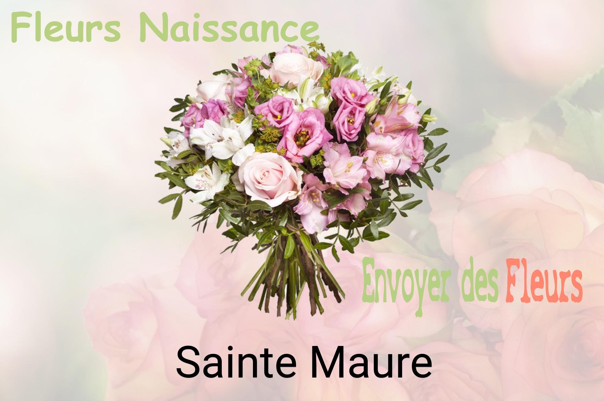 Bouquet de fleurs de naissance livré à Sainte-Maure